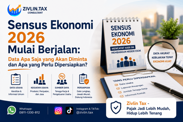 Konsultan pajak Bogor murah bukan berarti asal-asalan. Dapatkan pendampingan pajak yang jelas, aman, dan sesuai kebutuhan bisnis Anda. 📞 Whatsapp: 0811-1330-812 📱 Instagram & TikTok: @zivlin.tax Zivlin Tax - Pajak Jadi Lebih Mudah, Hidup Lebih Tenang
